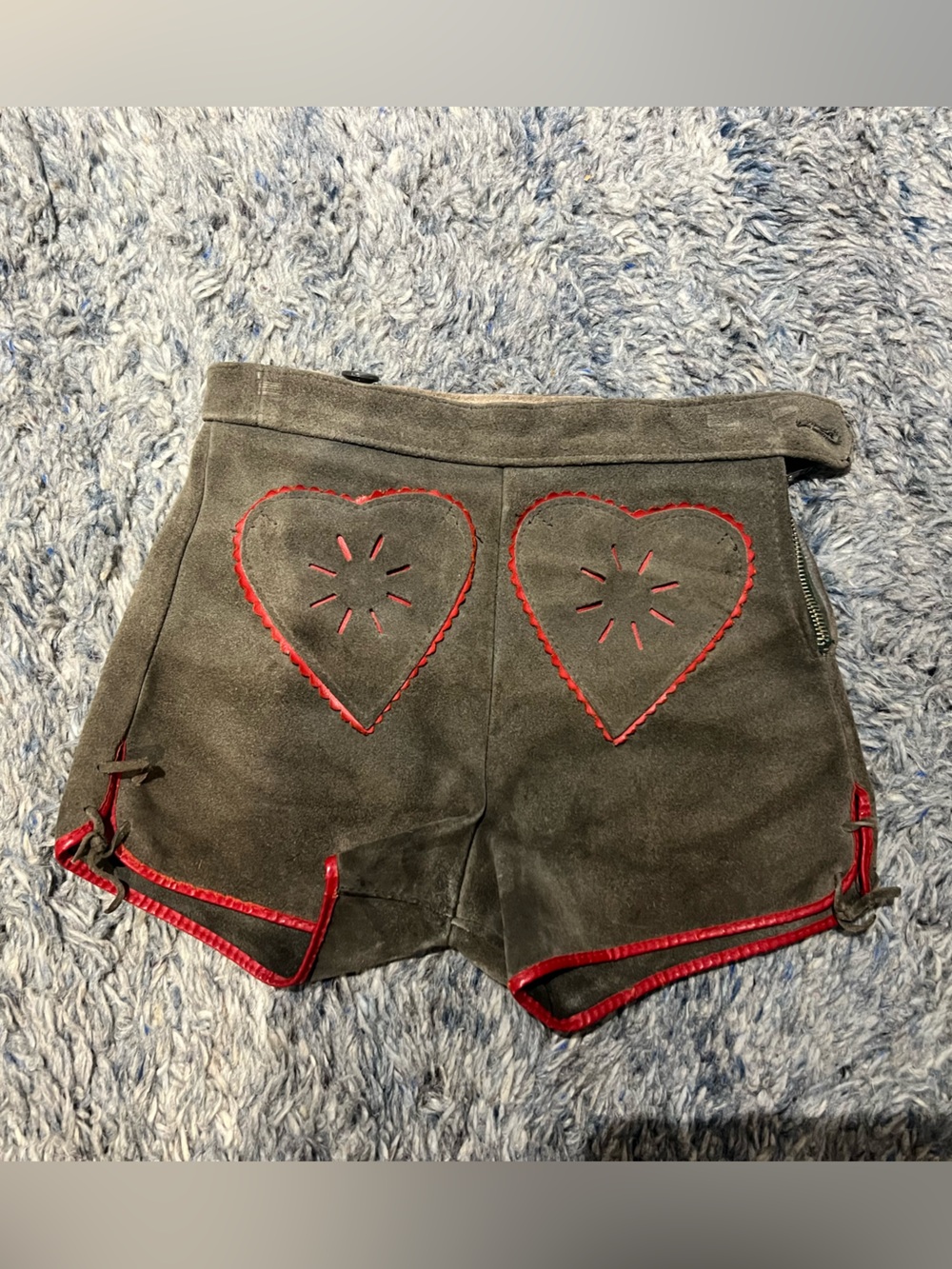 Vintage Suede Lederhosen Kids Shorts